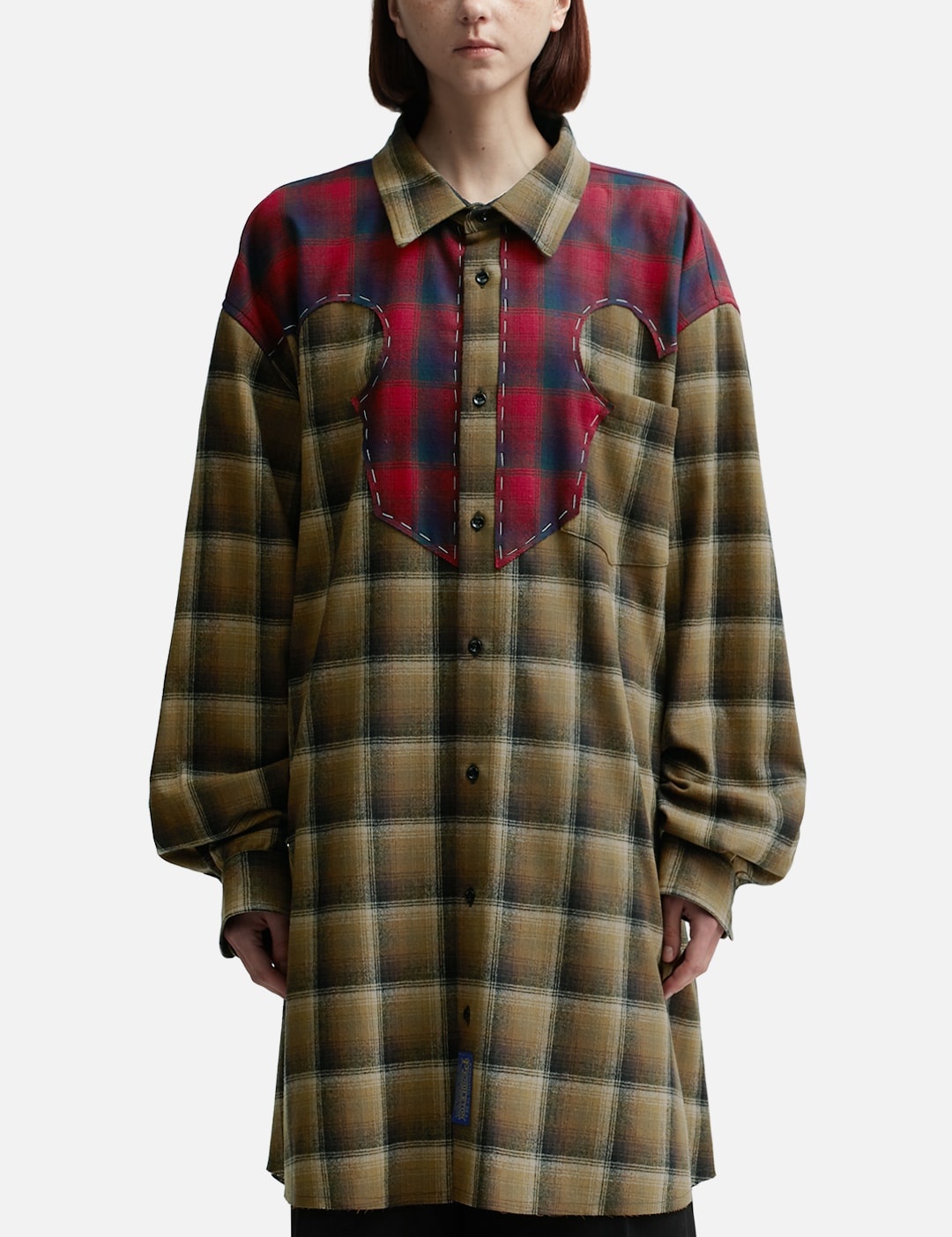 PENDLETON BROWN WOOL SHIRT - 1