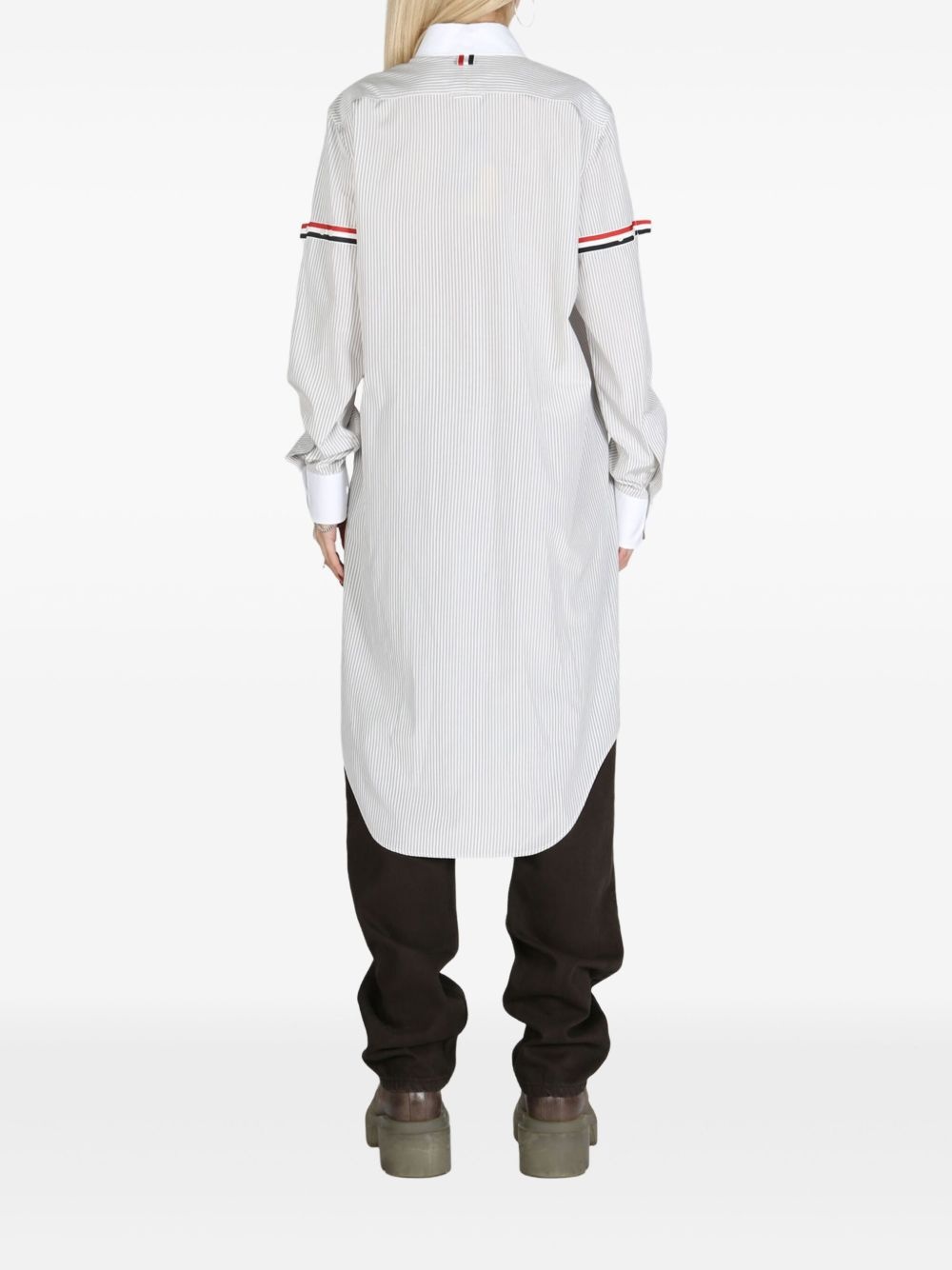 striped shirtdress - 4