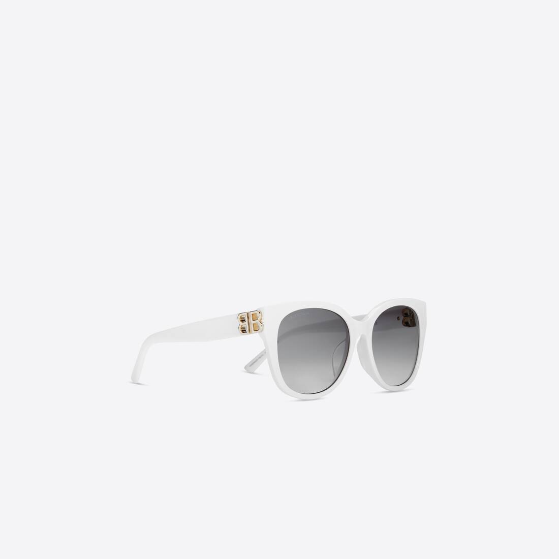 Women's Dynasty Cat Sunglasses in White - 3