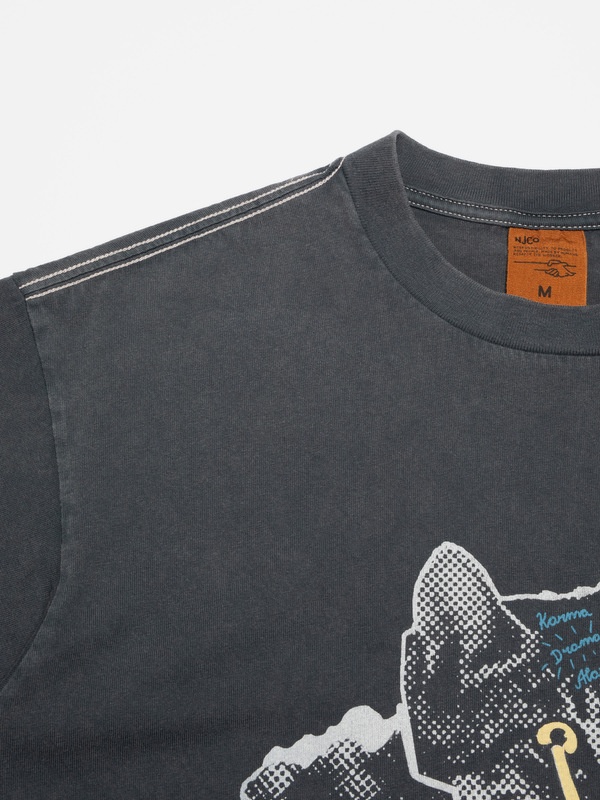 Koffe Karma Kat T-Shirt Antracite - 3