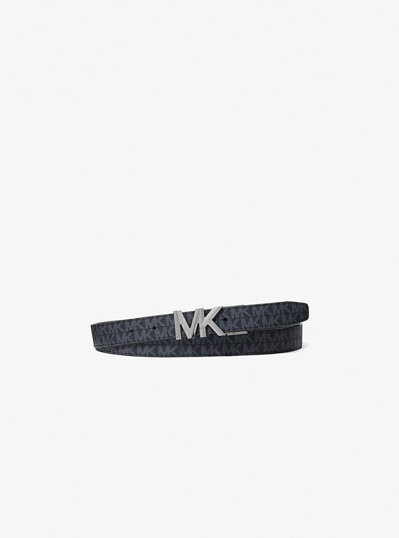 Reversible Signature Logo and Leather Belt 1