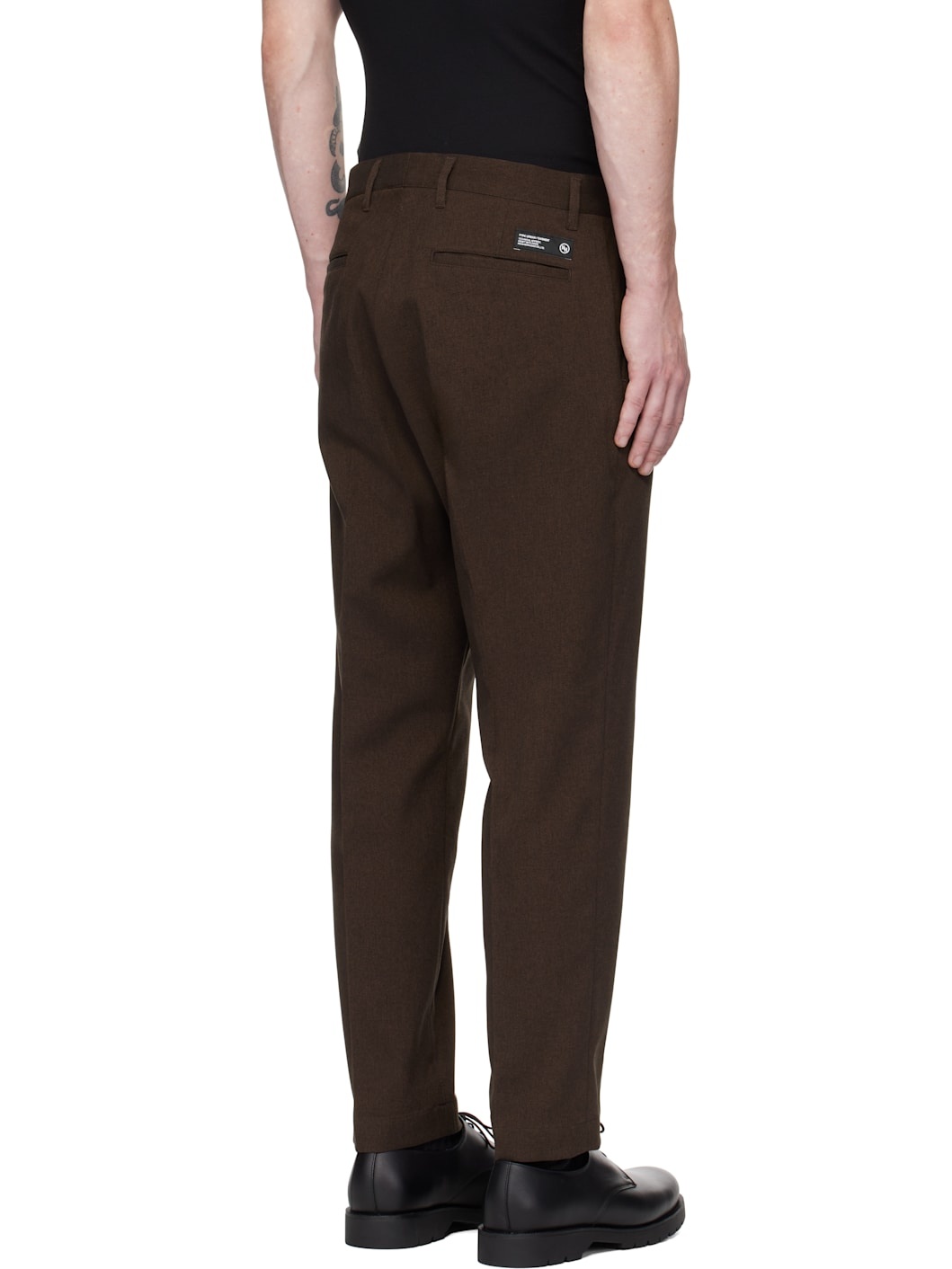 Brown Ankle Trousers - 3