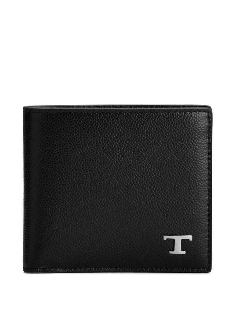 logo-plaque leather wallet 1