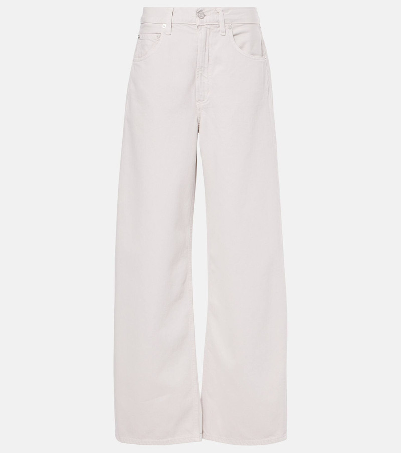 Low Curve mid-rise wide-leg jeans 1