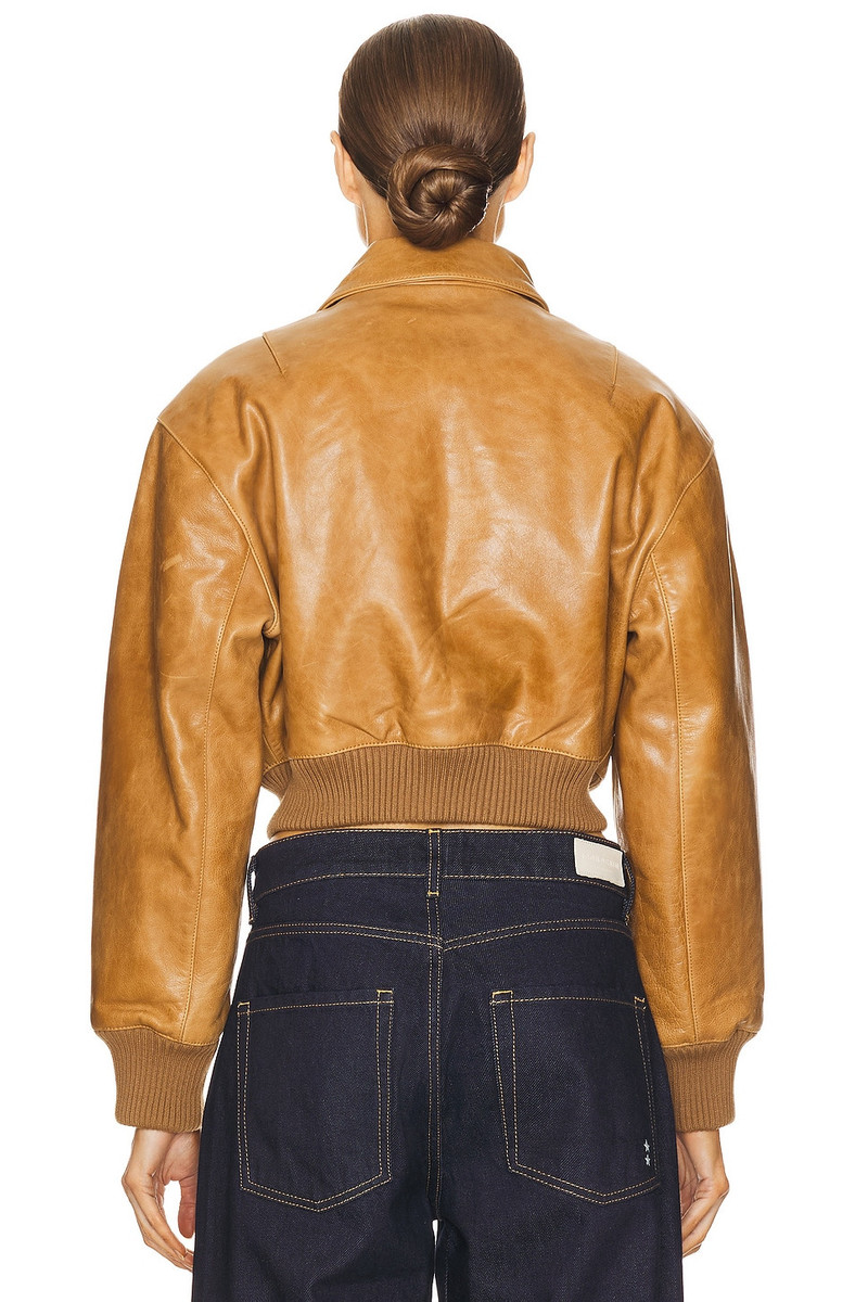 HELSA The Leather Bomber Jacket outlook