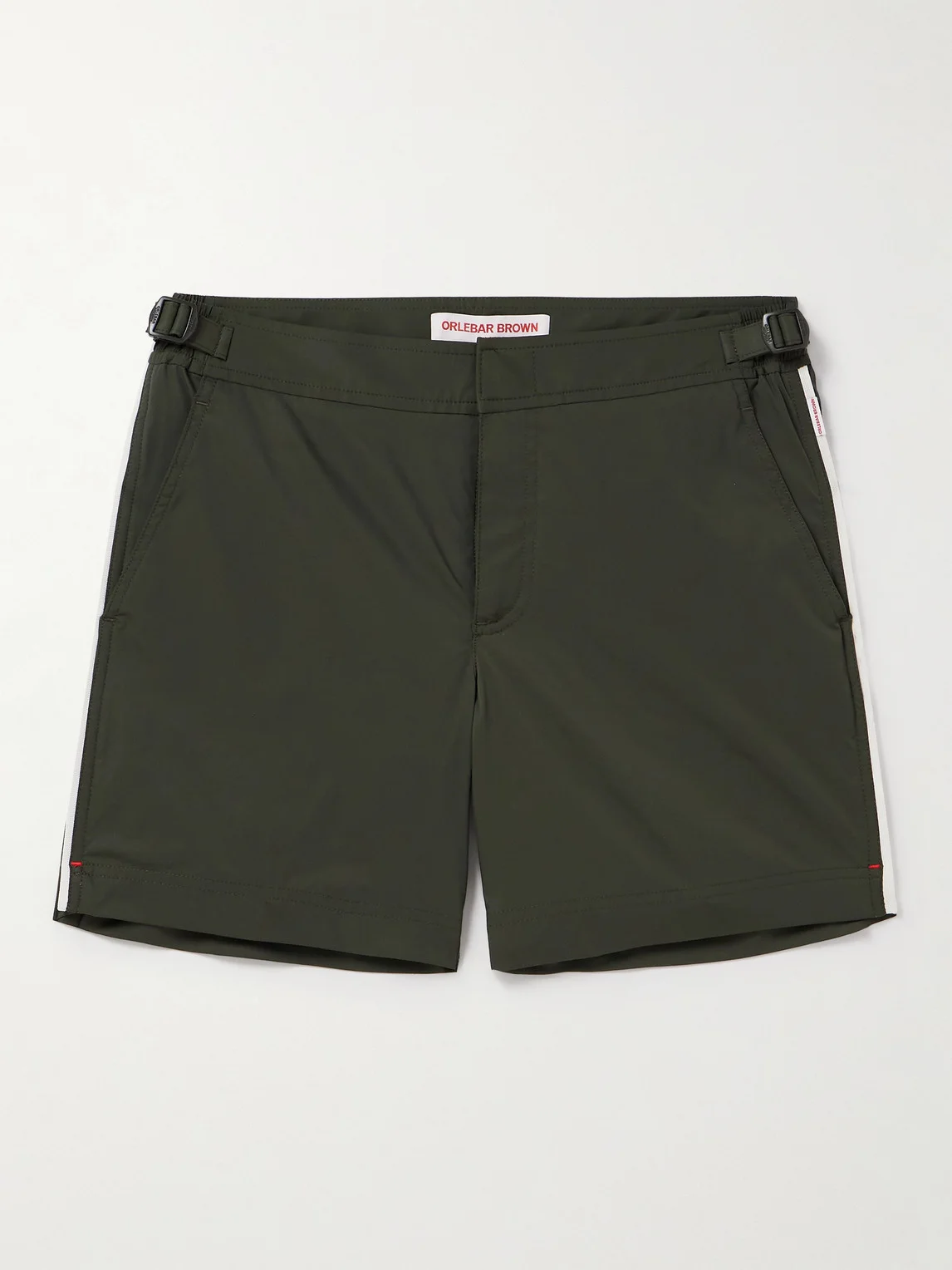 Bulldog Straight-Leg Mid-Length Swim Shorts - 1