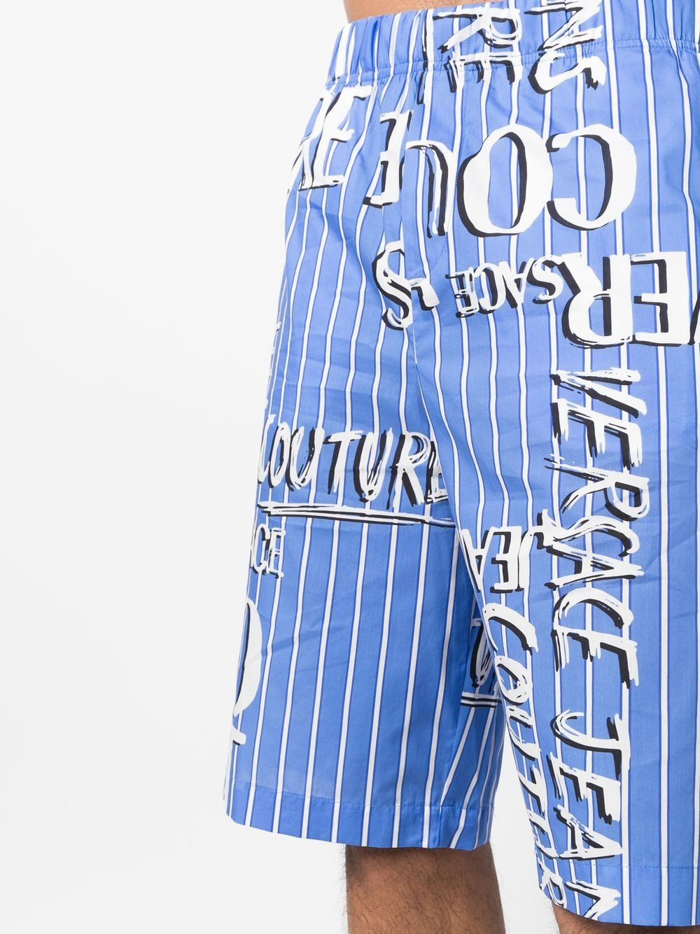 logo-print cotton shorts - 5