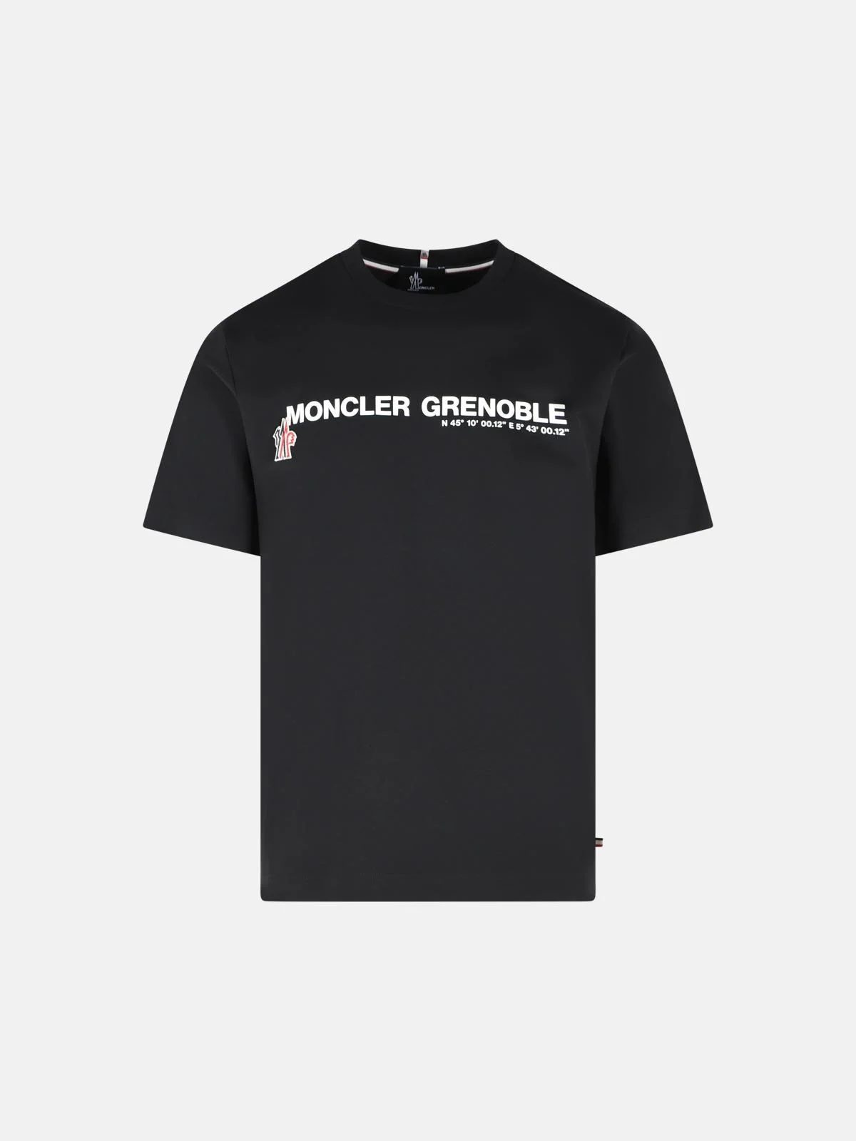 BLACK STRETCH COTTON T-SHIRT - 1