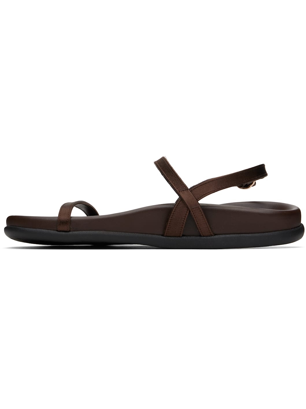 Brown Evriali Footbed Sandals - 3