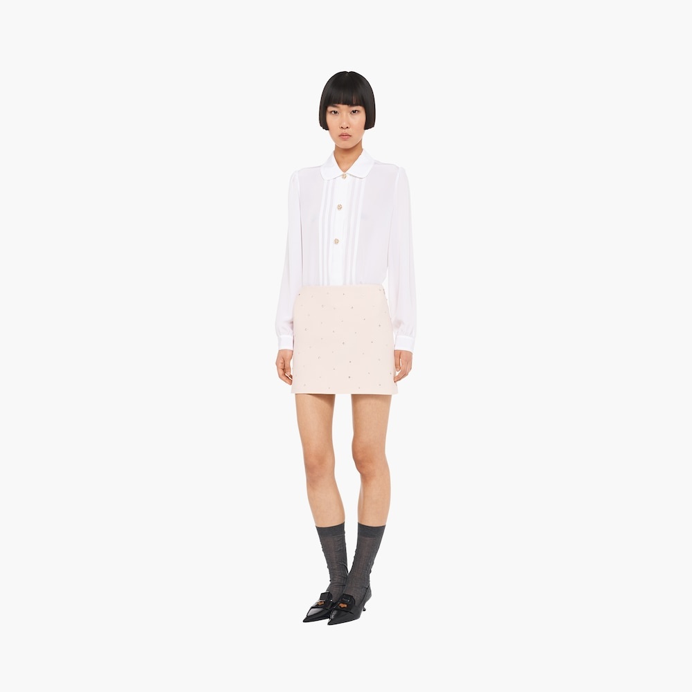 Crepe de chine blouse - 2