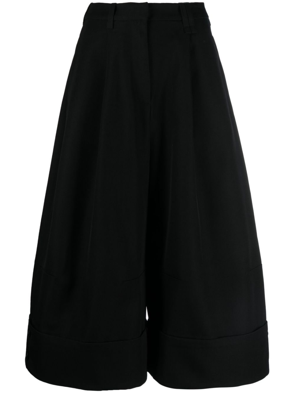 wide-leg cropped trousers - 1