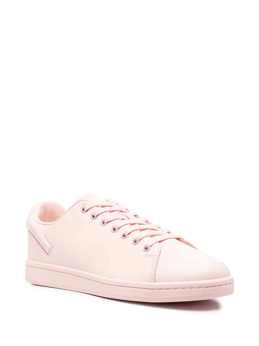 leather lace-up sneakers - 2