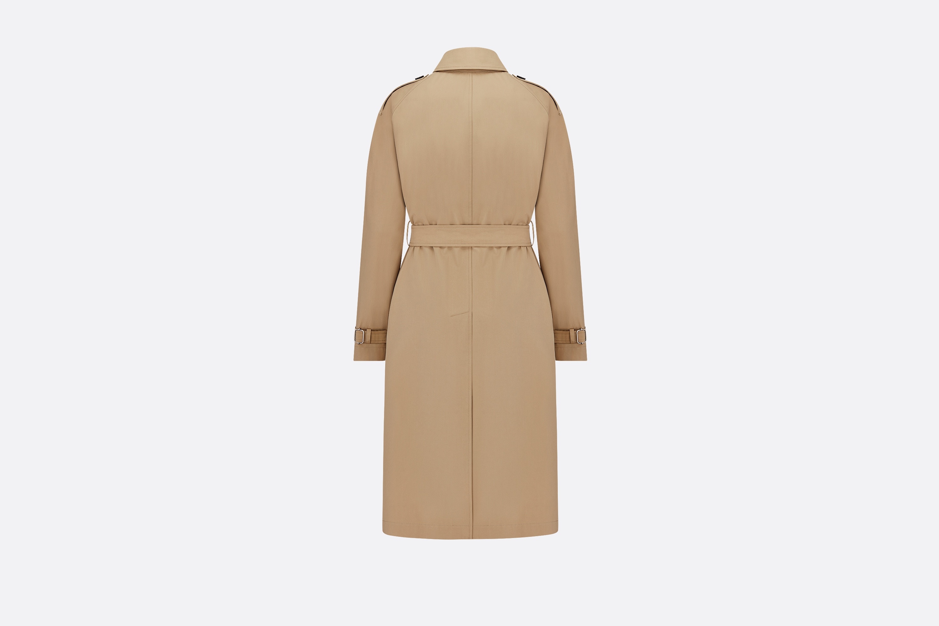 Trench Coat with Removable Macrocannage Vest - 5