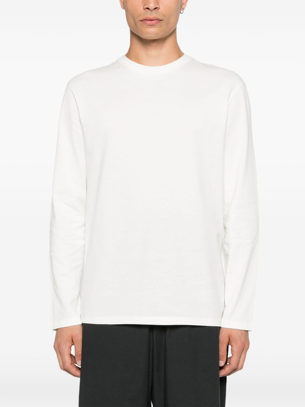 long-sleeve cotton T-shirt - 3