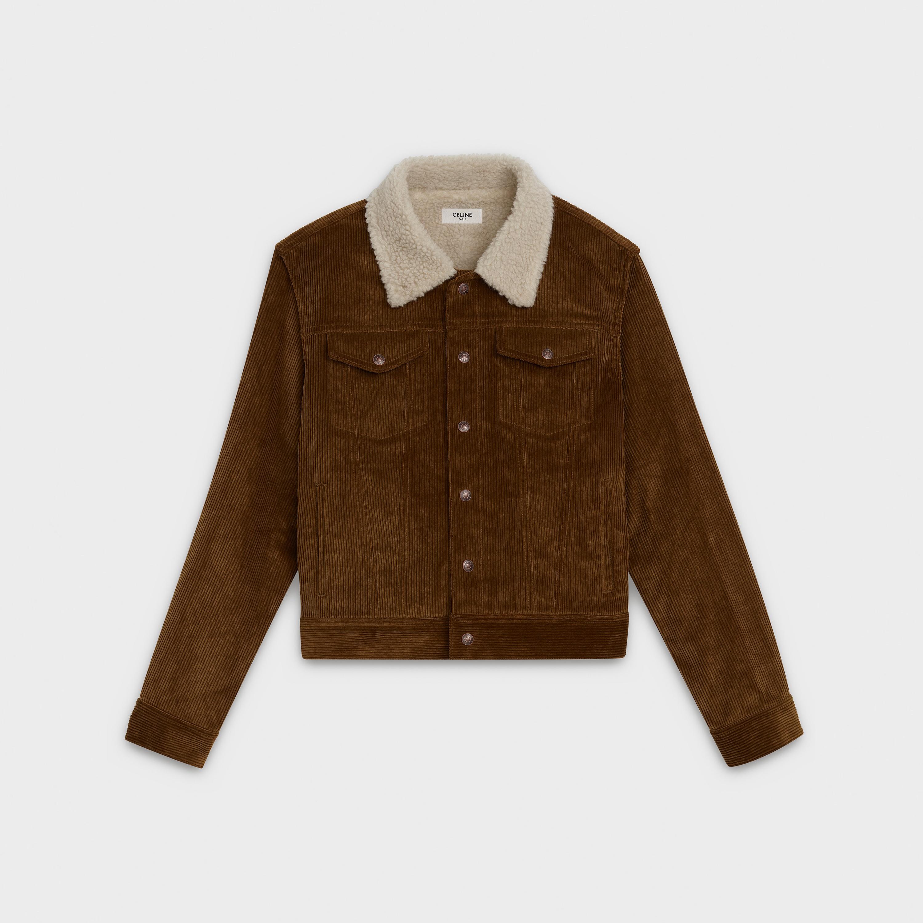 CELINE TRUCKER JACKET IN CORDUROY - 1