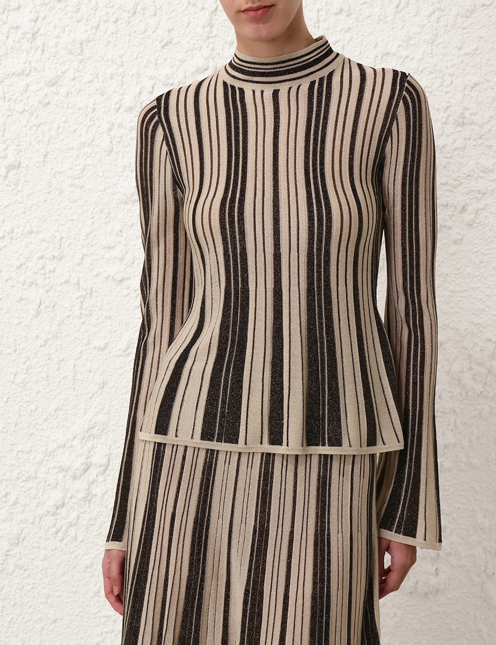 パリコレクション Zimmermann ILLUSTRATION REVERSIBLE | TOP KNIT METALLIC トップス