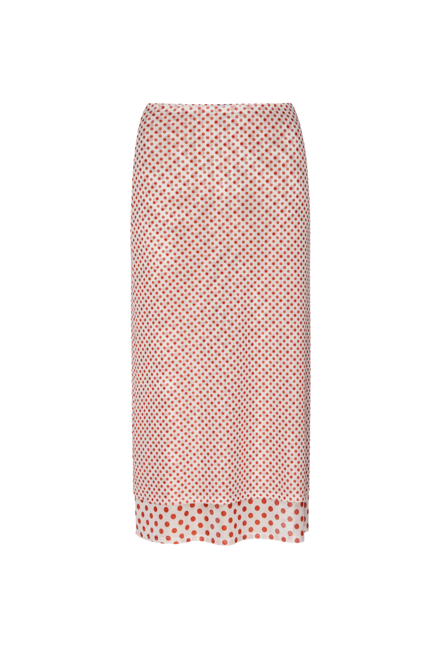 MARIA SKIRT - WHITE POLKA DOT - 2