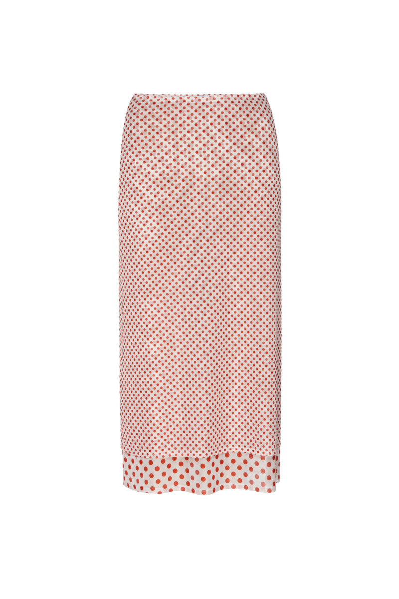 miaou MARIA SKIRT - WHITE POLKA DOT outlook