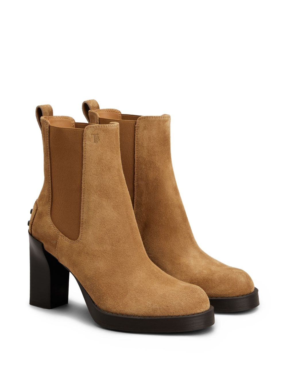 80mm suede Chelsea boots - 2