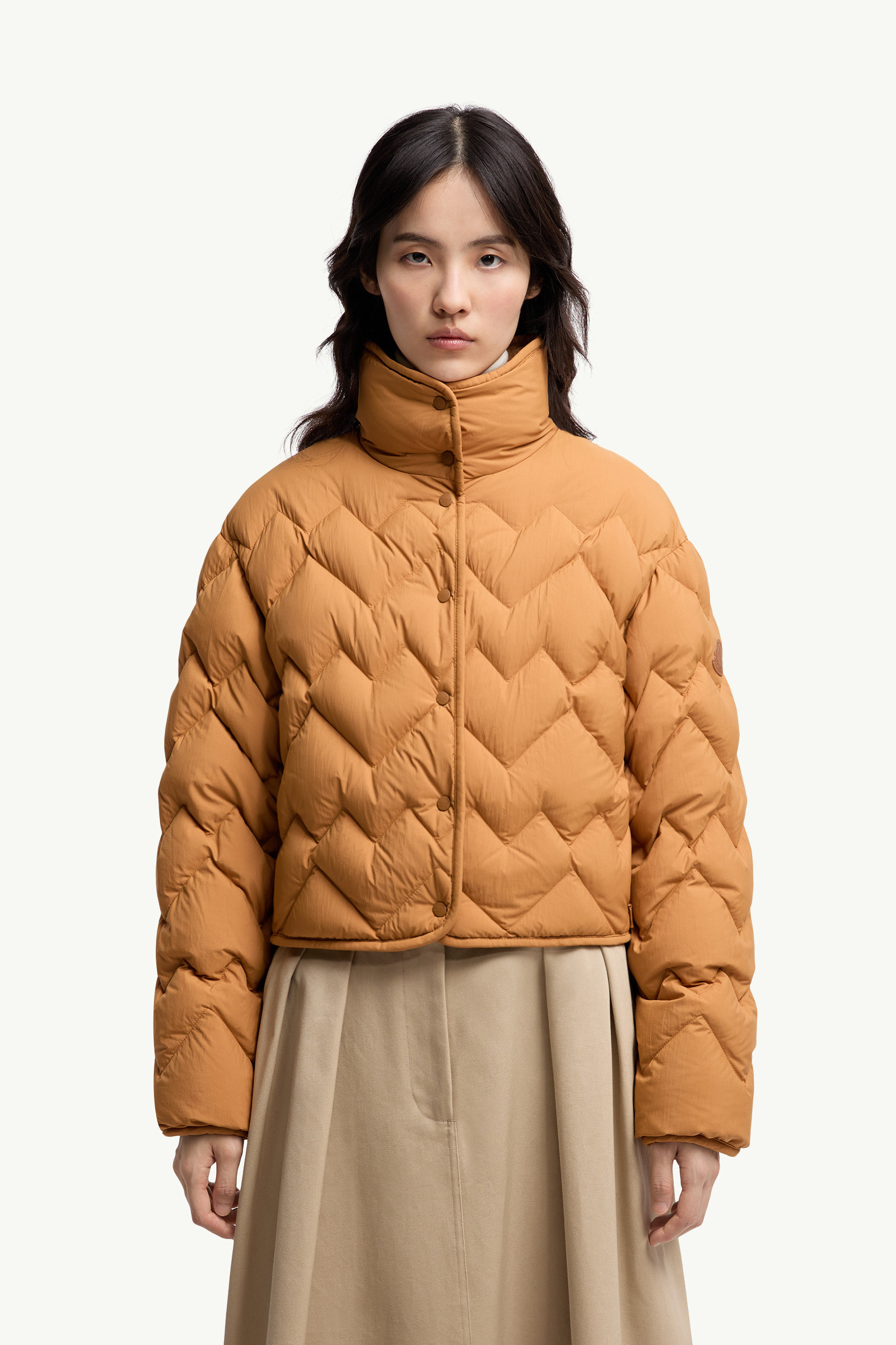 Senevee Heart-Quilted Short Down Jacket - 3