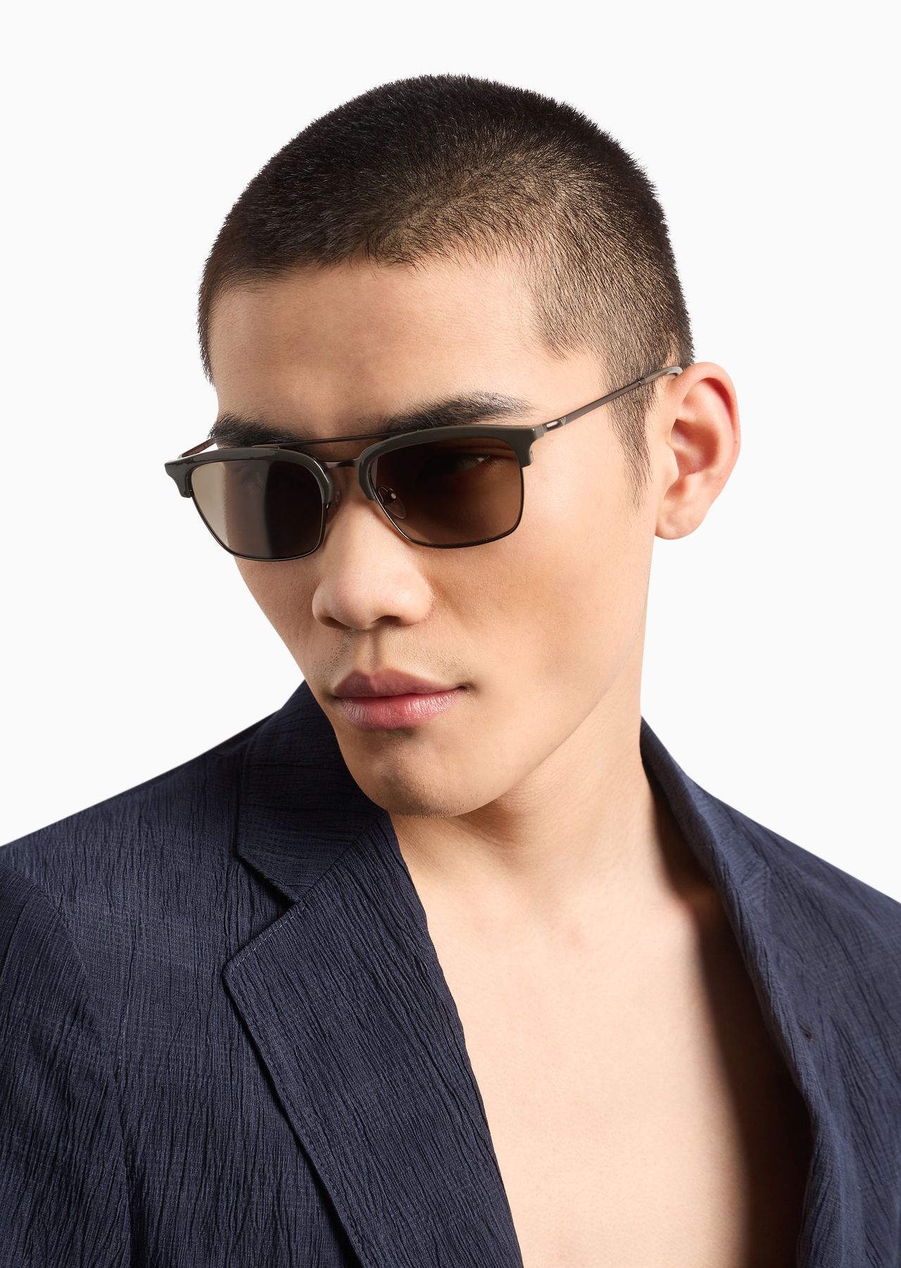 Men’s rectangular sunglasses - 5