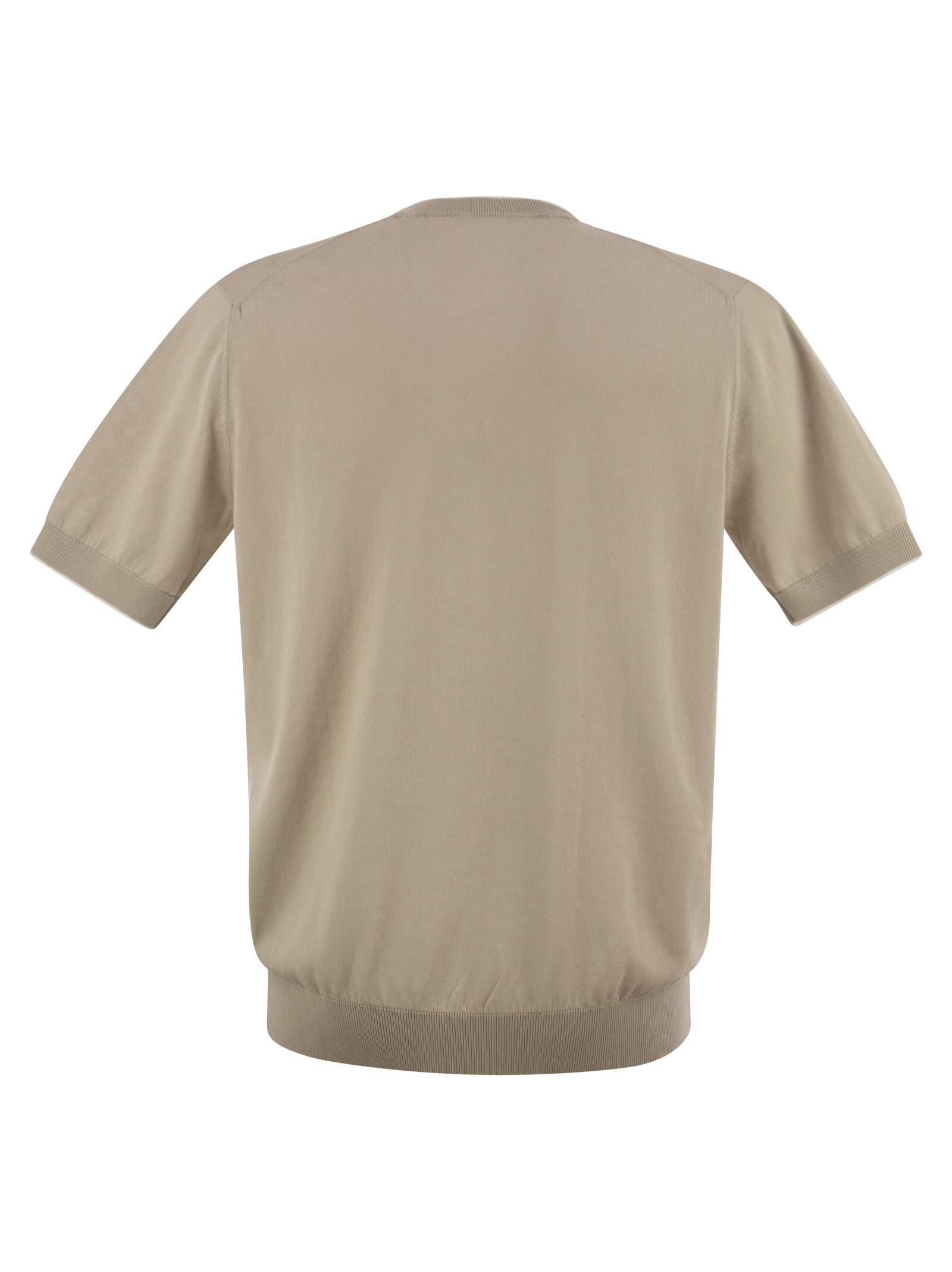 Peserico - Peserico Men T-Shirt In Pure Cotton Yarn - 2