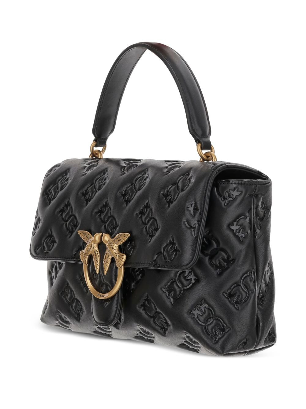 medium Love embossed tote bag - 3