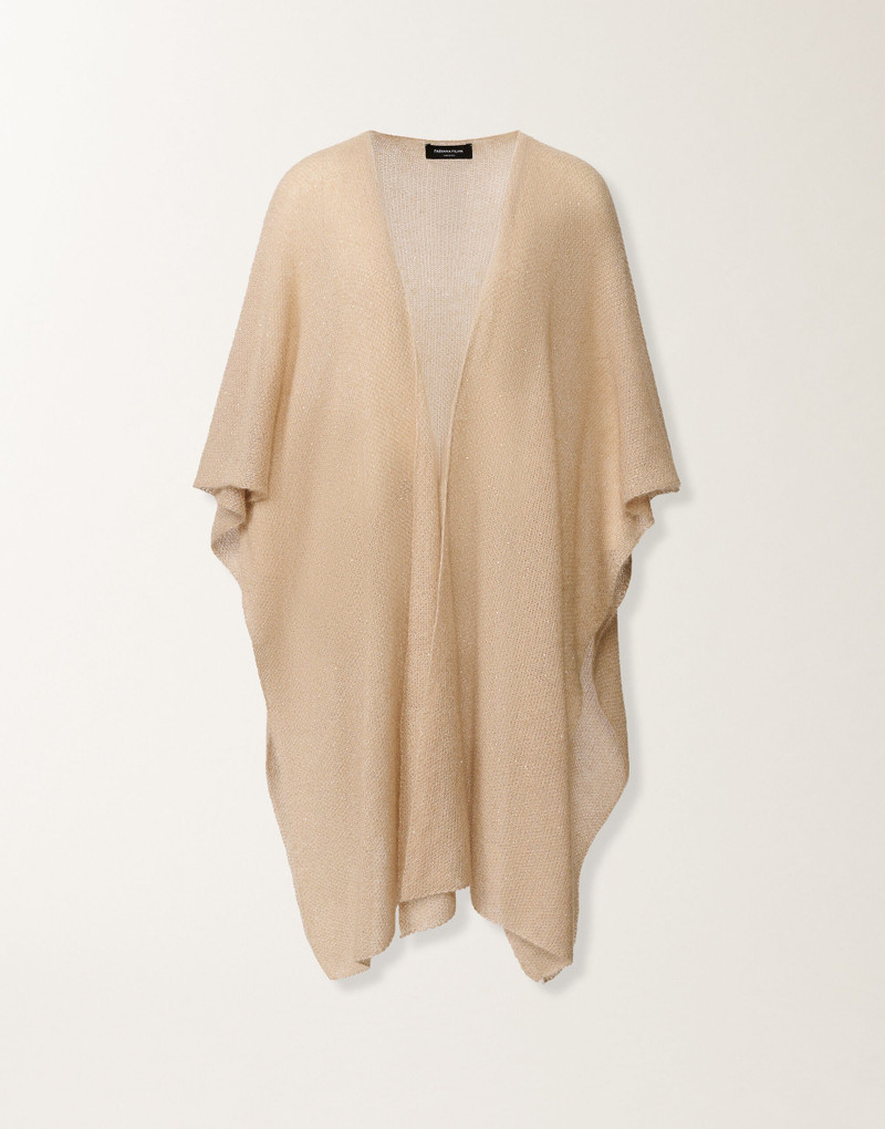 Mohair cape with sequins 1