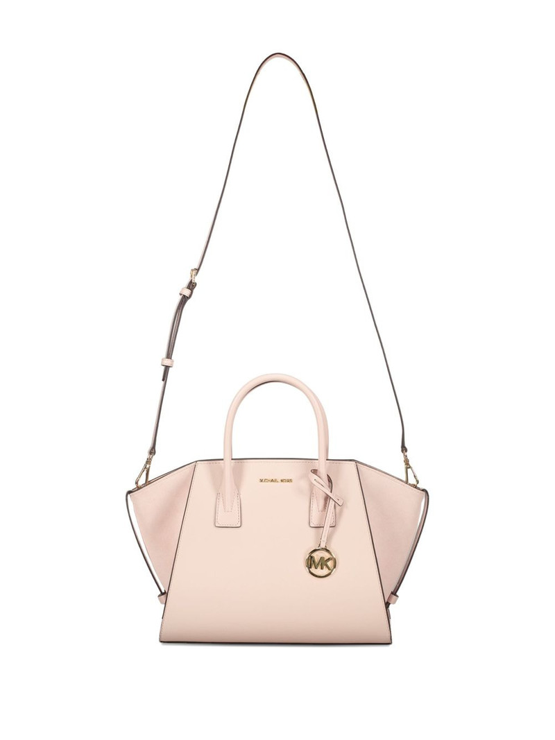 Avril leather top-zip tote bag 5