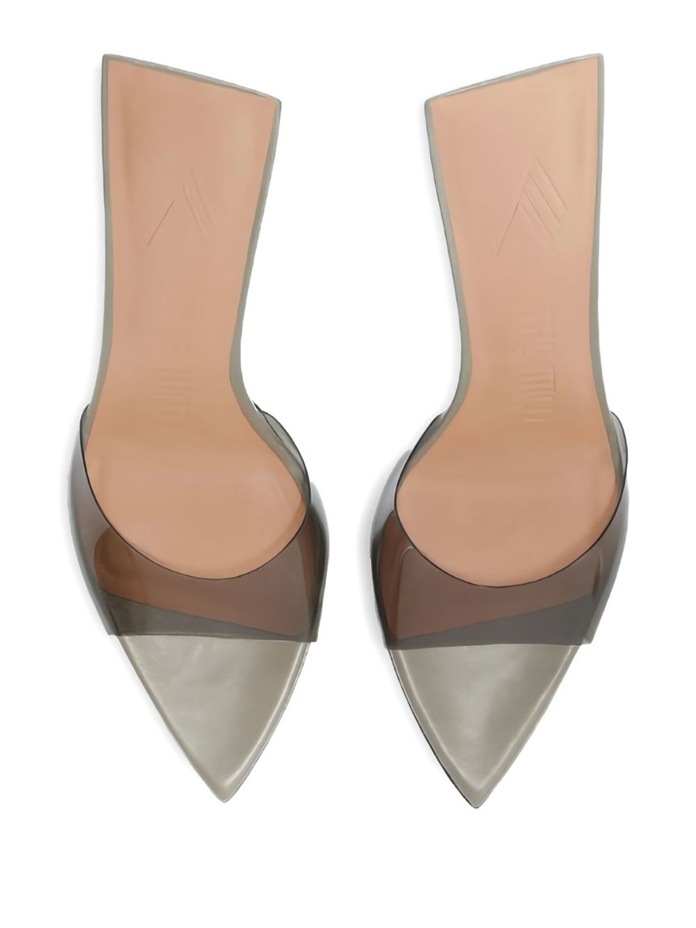 95mm leather mules - 2
