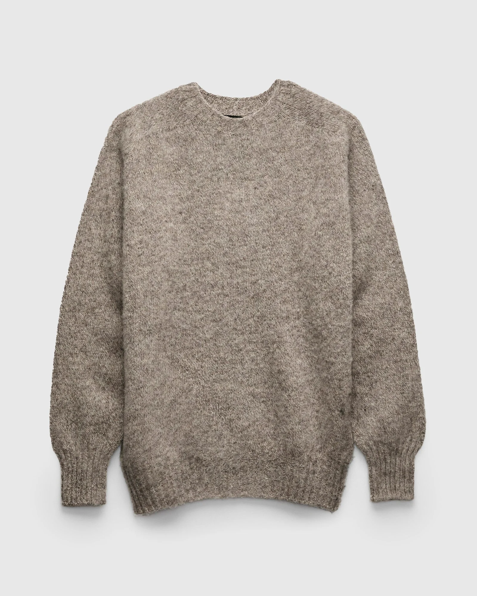 "Birth of the Cool" Wool Sweater in Mixed Shrooms - 1