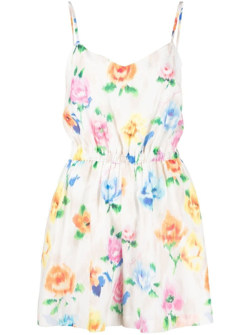 floral-print sleeveless mini dress 1