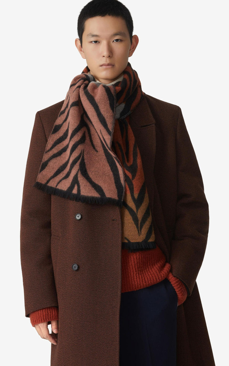 KENZO 'Tiger Stripes' scarf outlook