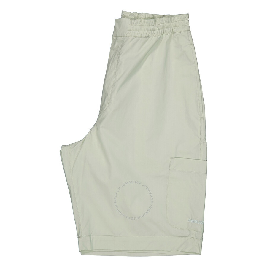 Ambush Men's Green Lily Green Drawstring Cotton Bermuda Shorts - 7