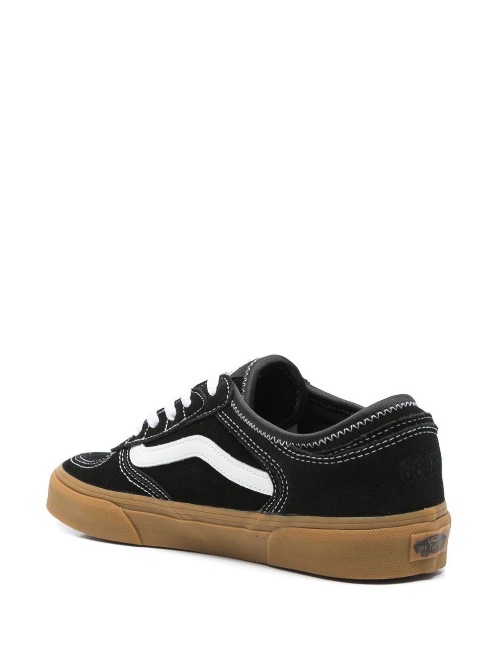 contrast-stitching sneakers - 3