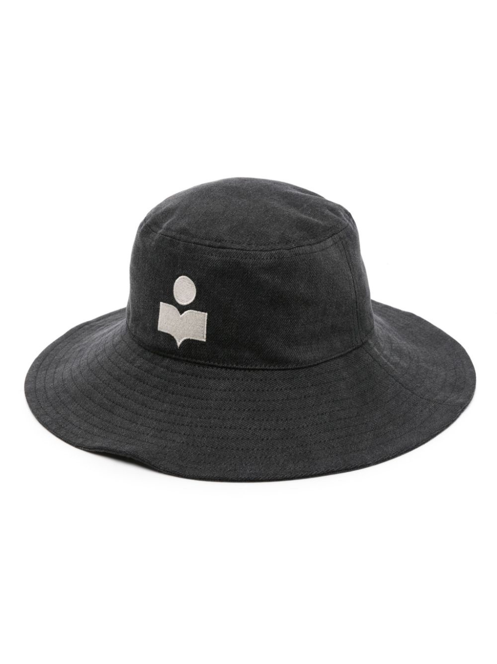 Delya logo-embroidered bucket hat - 1
