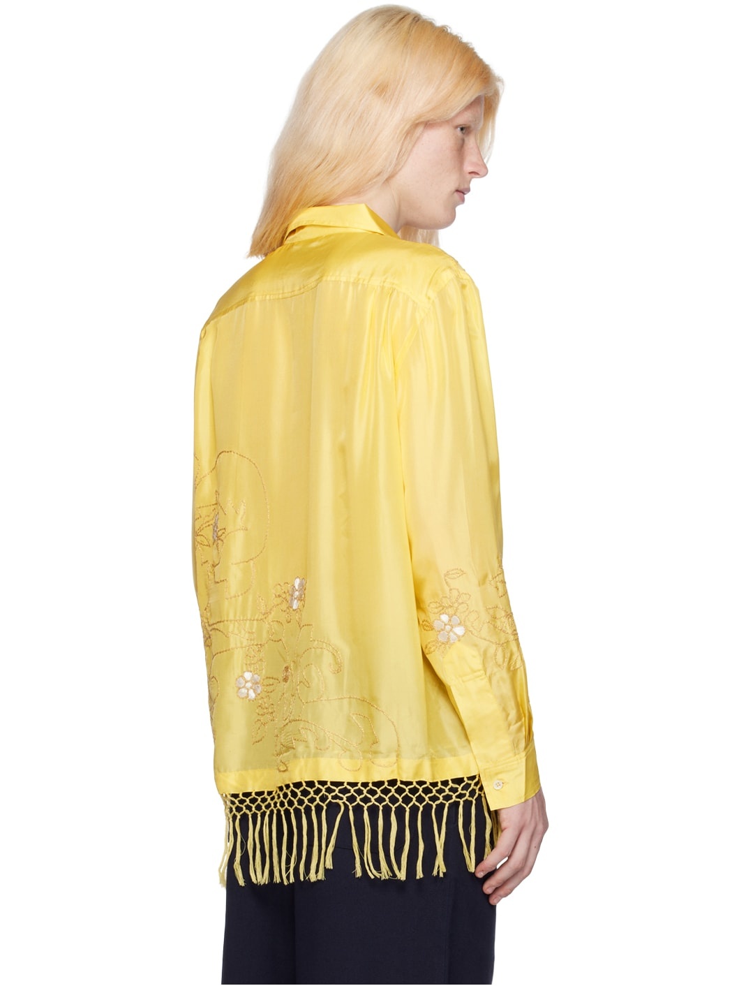 Yellow Paquerette Fringe Shirt - 3