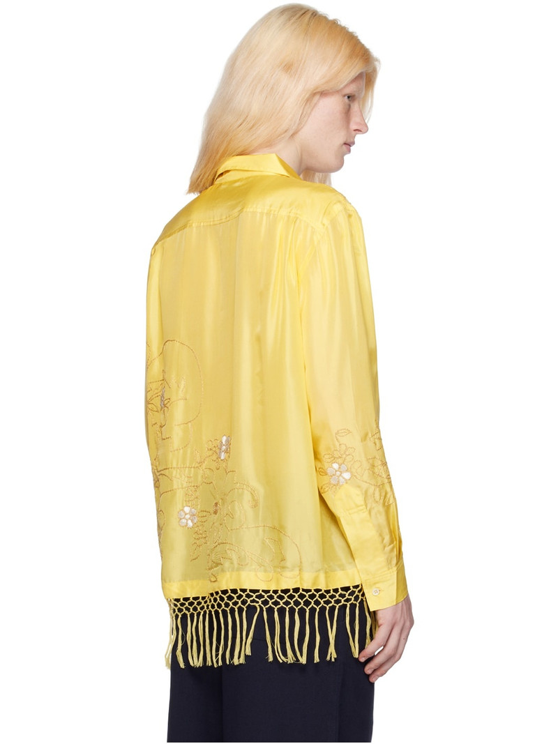 Yellow Paquerette Fringe Shirt 3