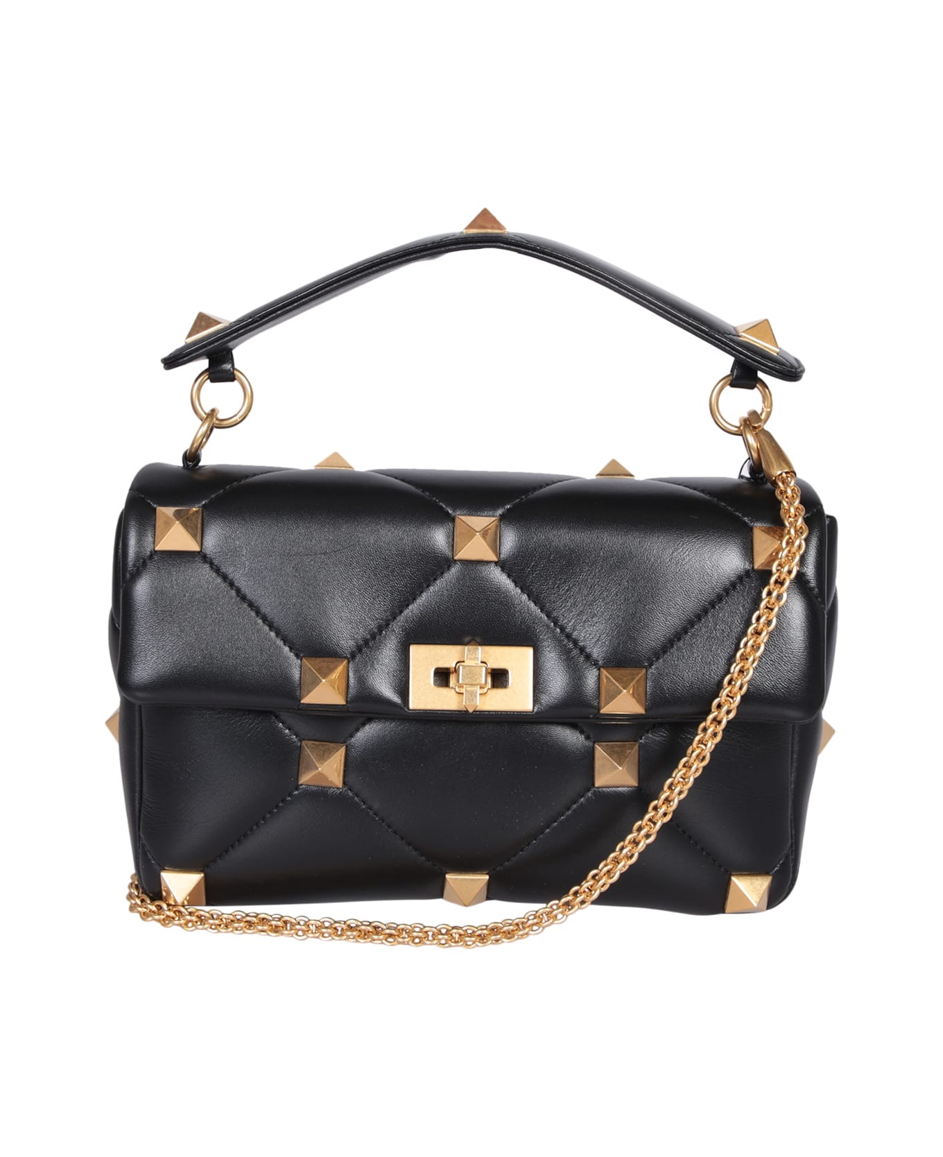 Roman Stud Black Bag - 1