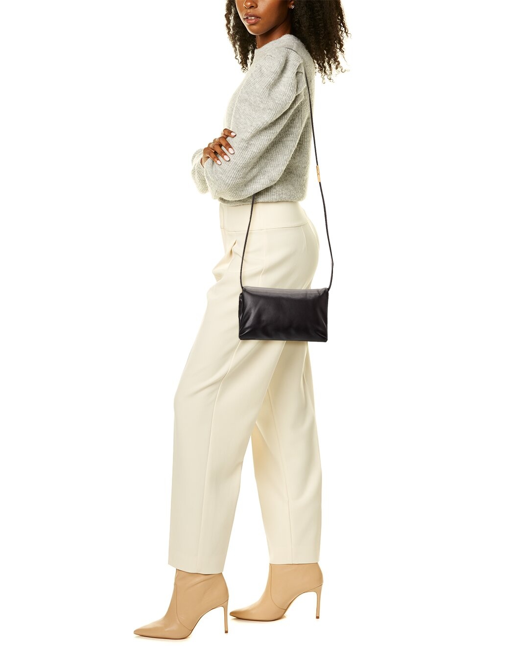Marni Prisma Small Leather Shoulder Bag - 4
