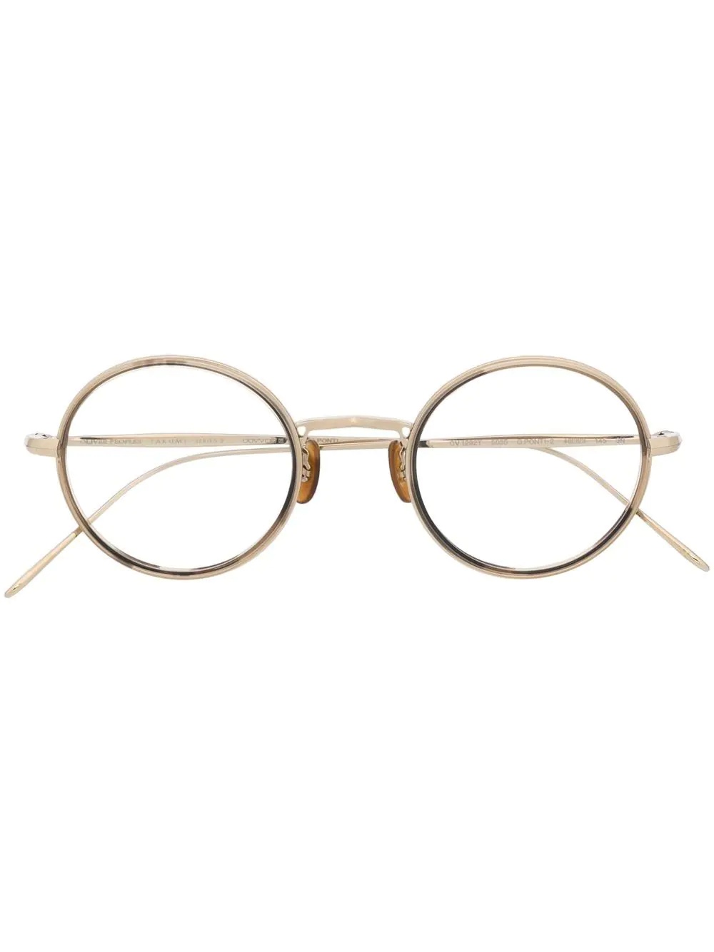 G.Ponti-2 round-frame glasses - 1