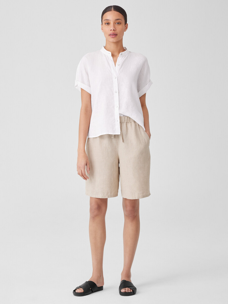 Organic Linen Shorts 2