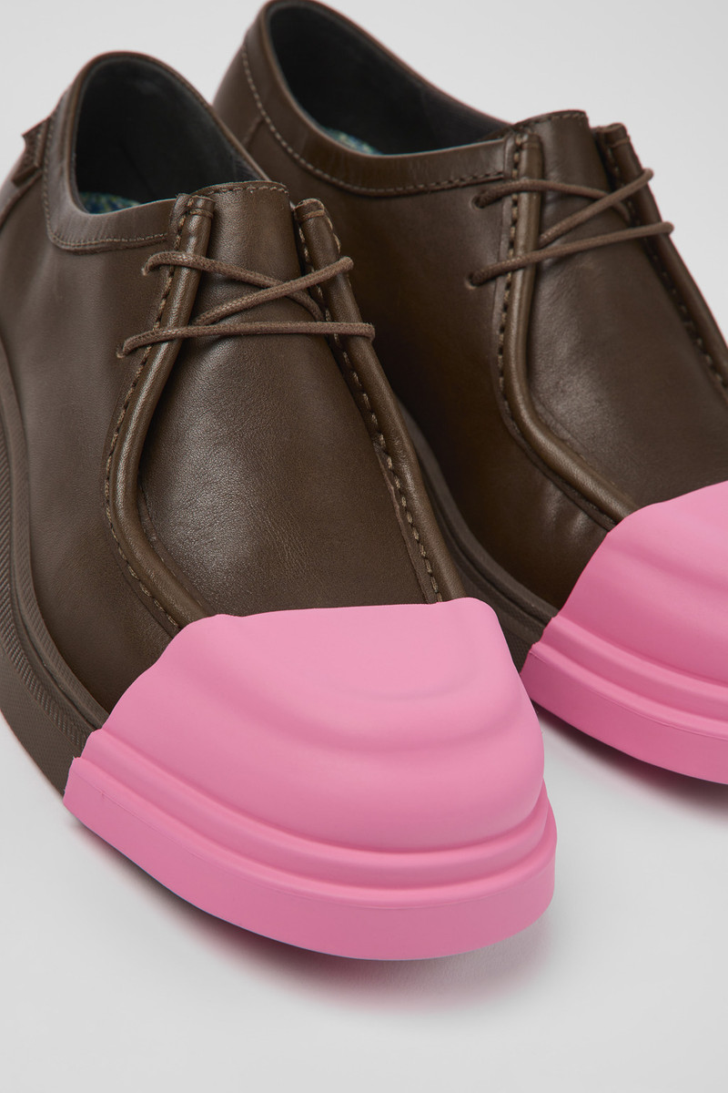 Brown Leather Shoes for Men. 2