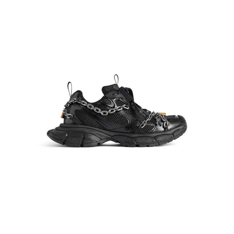 BALENCIAGA Men's 3xl Chain Sneaker in Black - 825622W3XPL1882