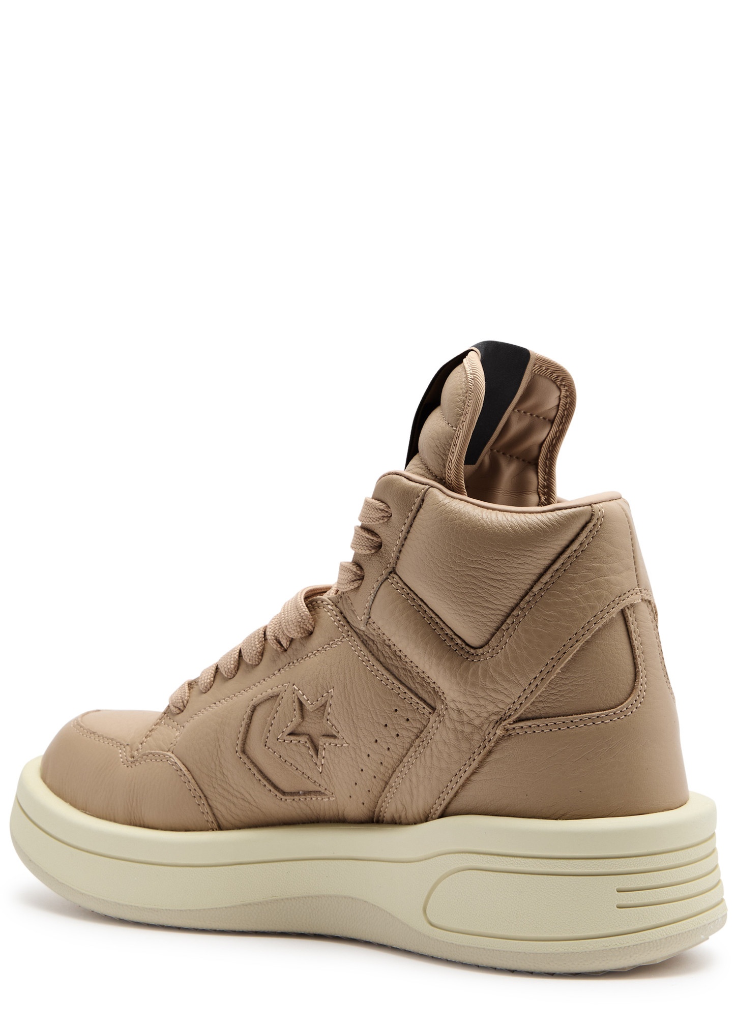X Converse Turbowpn panelled leather sneakers - 2