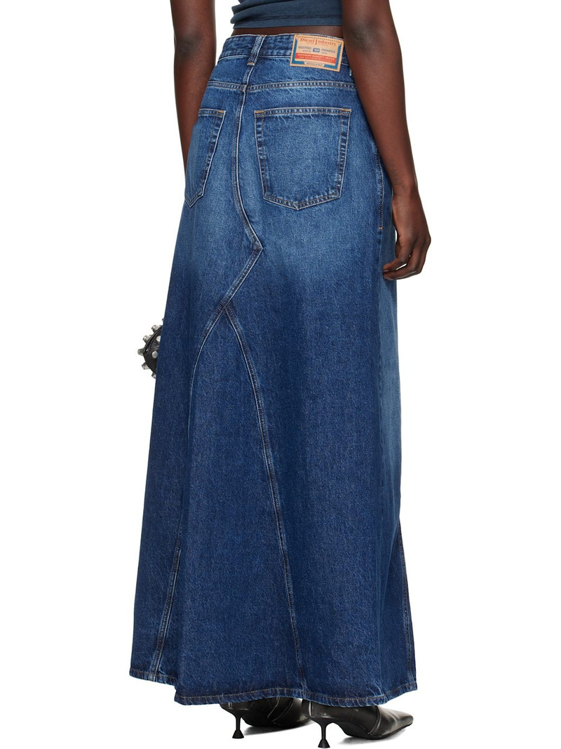 Blue De-Pago Denim Maxi Skirt 3