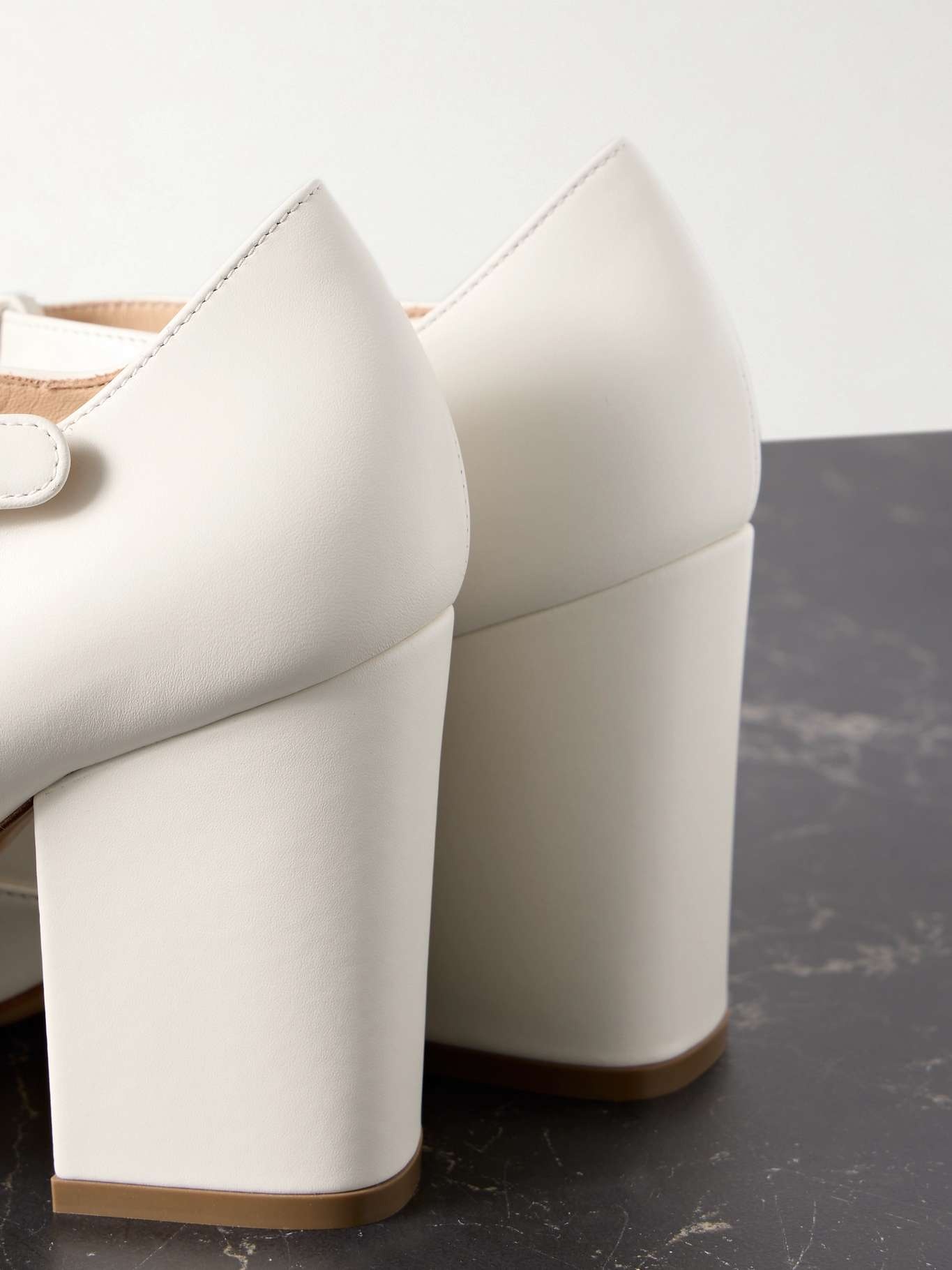 Triana leather Mary Jane pumps - 4