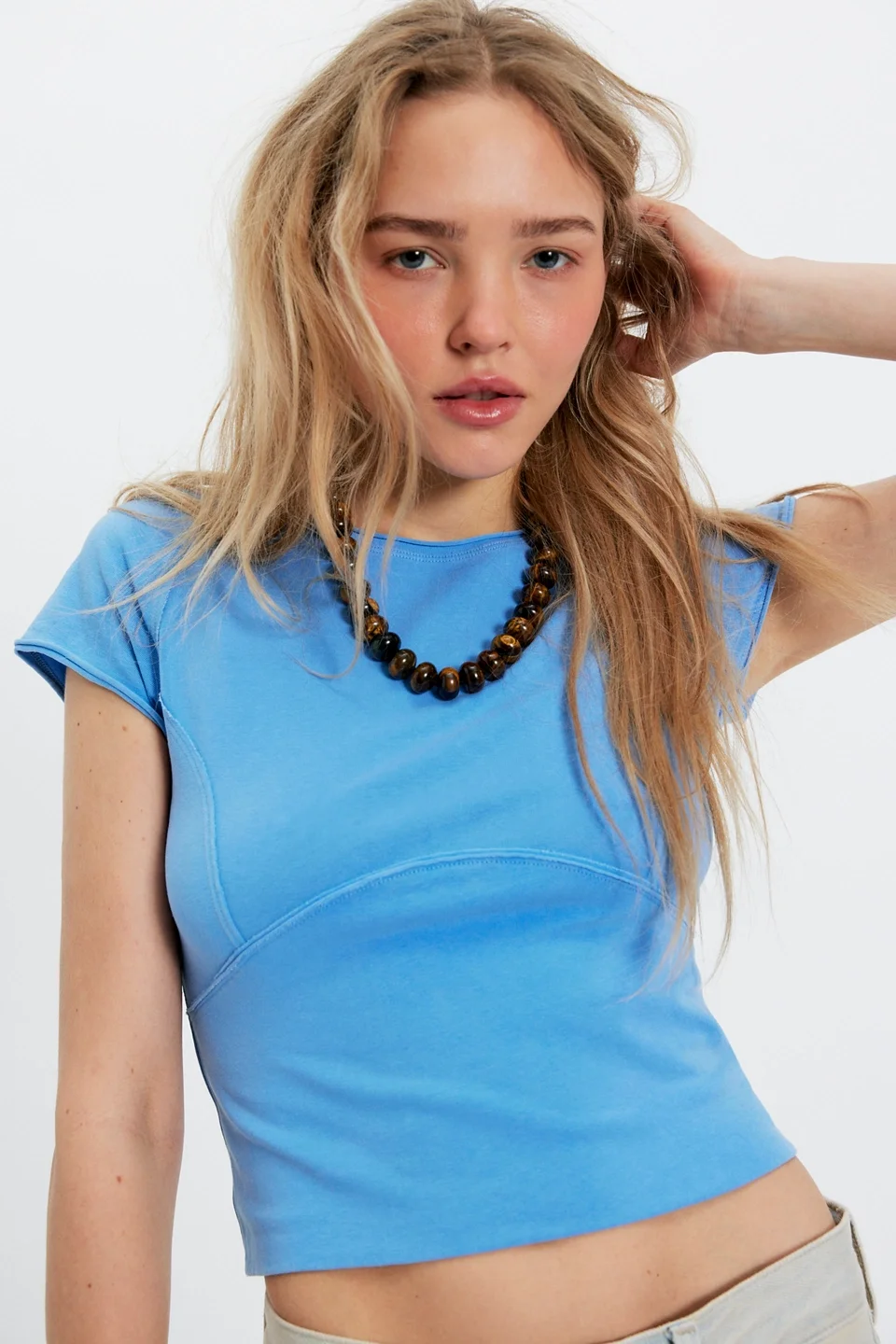 We The Free Protagonist Cropped Cap Sleeve Tee - 1