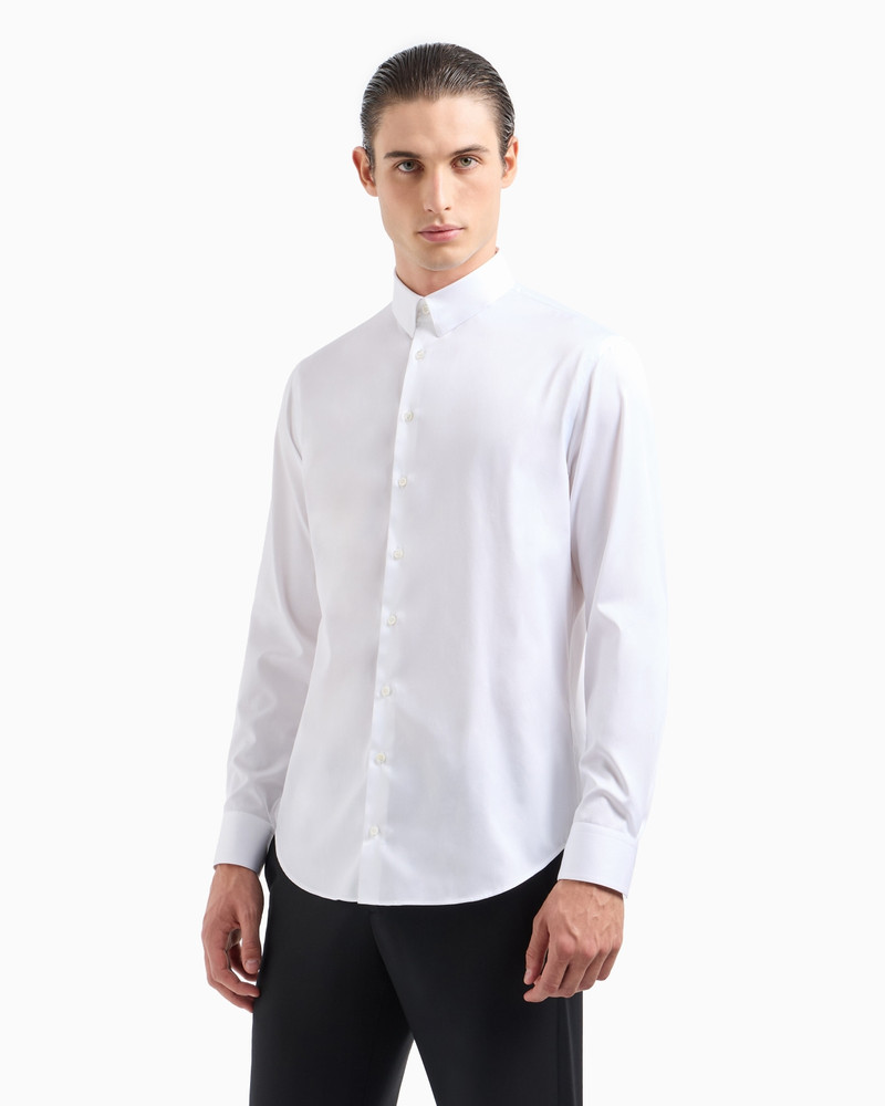 GIORGIO ARMANI Cotton twill shirt outlook
