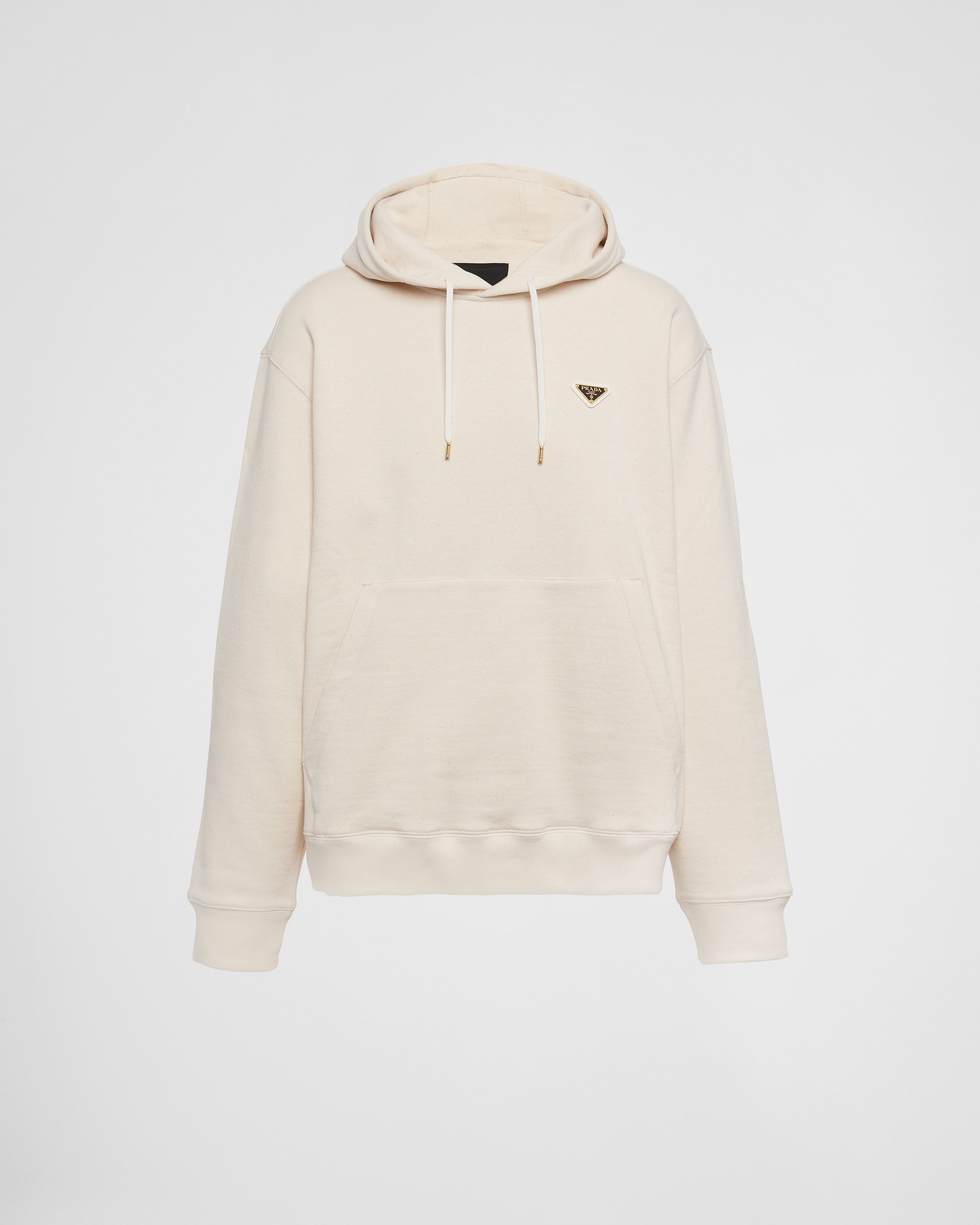 Cotton fleece hoodie - 1